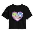 thumbnail image 1 of Squishmallows - Squish Heart - Juniors Cropped Short Sleeve Graphic T-Shirt, 1 of 4