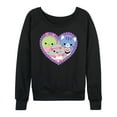 thumbnail image 1 of Squishmallows - Squish Heart - Women's French Terry Long Sleeve Pullover, 1 of 4