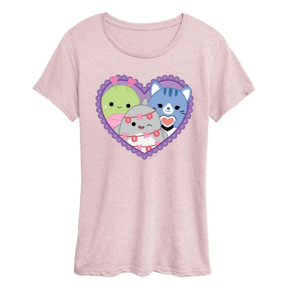 Squishmallows - Squish Heart - Women's Short Sleeve Graphic T-Shirt