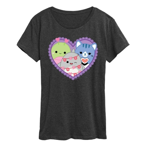 Squishmallows - Squish Heart - Women's Short Sleeve Graphic T-Shirt