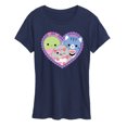 thumbnail image 1 of Squishmallows - Squish Heart - Women's Short Sleeve Graphic T-Shirt, 1 of 4