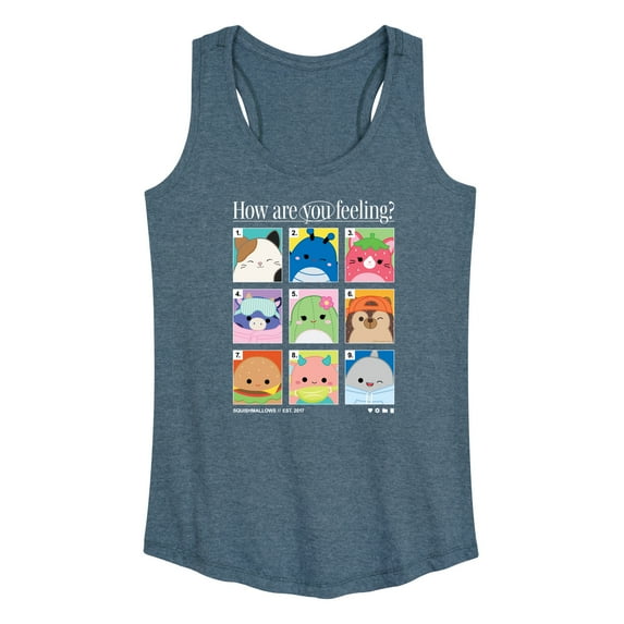 Squishmallows - Squish Mood Grid - Women's Racerback Tank