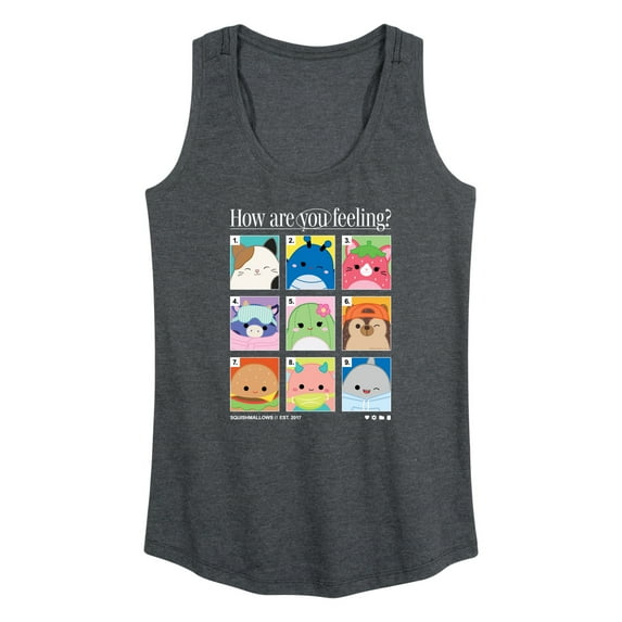Squishmallows - Squish Mood Grid - Women's Racerback Tank