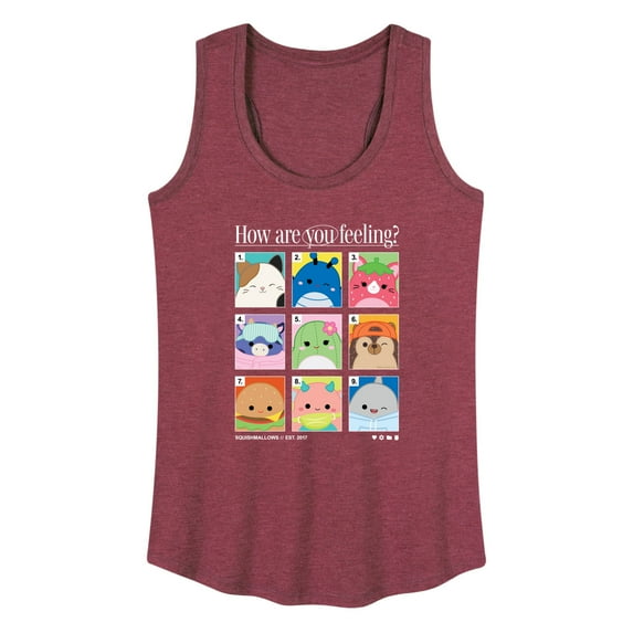 Squishmallows - Squish Mood Grid - Women's Racerback Tank