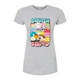 thumbnail image 1 of Squishmallows - Squish Squad - Juniors Fitted Short Sleeve Graphic T-Shirt, 1 of 4