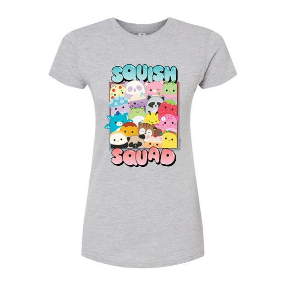 Squishmallows - Squish Squad - Juniors Fitted Short Sleeve Graphic T-Shirt