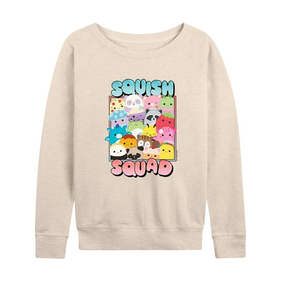 Squishmallows - Squish Squad - Women's French Terry Pullover Long Sleeve Shirt