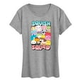 thumbnail image 1 of Squishmallows - Squish Squad  - Women's Short Sleeve Graphic T-Shirt, 1 of 4