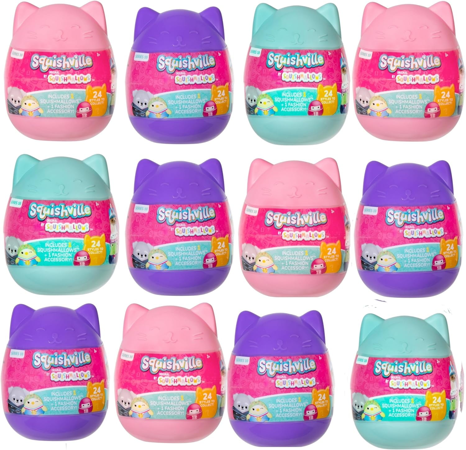 Squishmallows Squishville 12-Pack Eggs Series 10 Mini 2