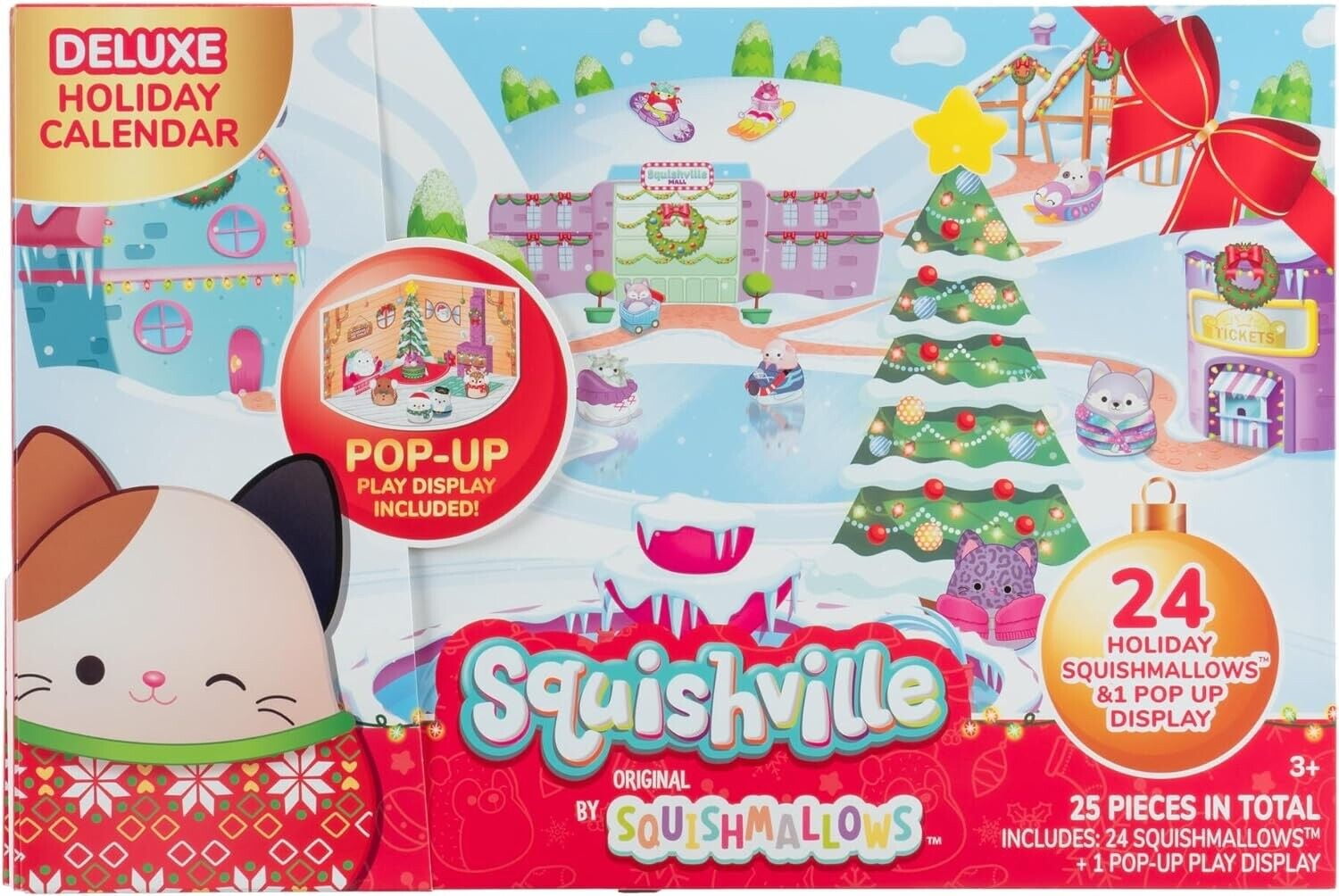 "Squishmallows Original 2"" Christmas Squishville Holiday Calendar