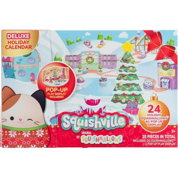 Squishmallows' Squishville 2" Holiday Calendar Plush 24pk