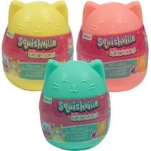 Squishmallows Squishville 3 Pack Egg Capsules - Series 12 - Official Kellytoy - Collectible Mini 2" Mystery Stuffed Animal Toy Plush & Accessories, Styles May Vary - Gift for Kids