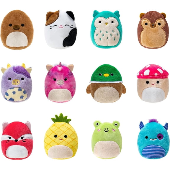 Squishmallows Squishville! All-Star Squad Mini Plush 12-Pack Set