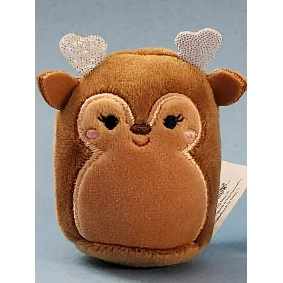 Squishmallows Squishville Artic Squad Darla the Reindeer Deer Fawn 2"