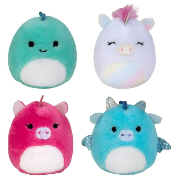 Squishmallows Squishville! Fantasy Squad Mini Plush 4-Pack Set