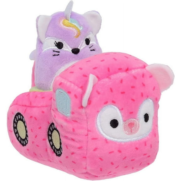 Squishmallows Squishville! Foxicorn & Vehicle Mini Plush