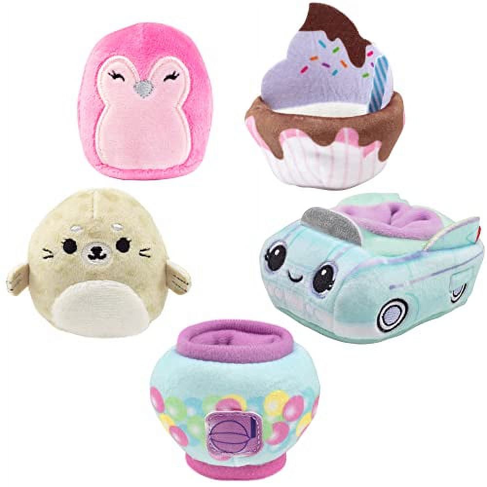 Squishmallows Squishville Mini 2" Plush Sweet Snacks Set with Ice