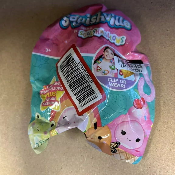 Squishmallows Squishville Mystery Mini Style & Play Clips Brand New