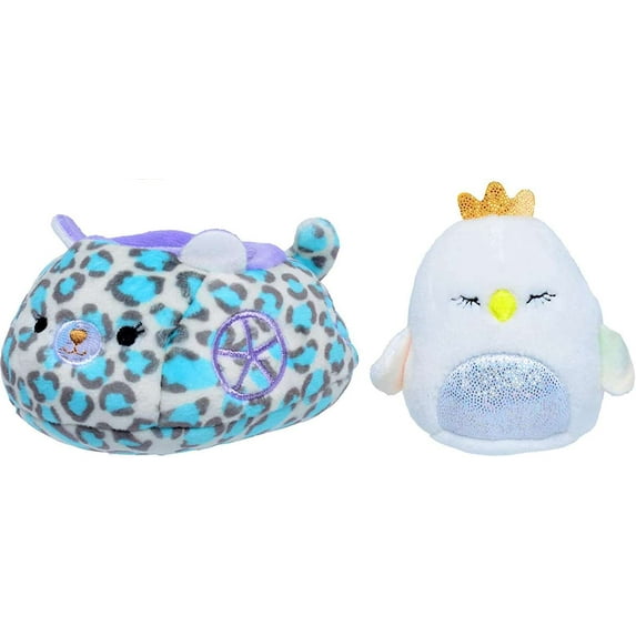 Squishmallows Squishville! Serena the Swan & Vehicle Mini Plush