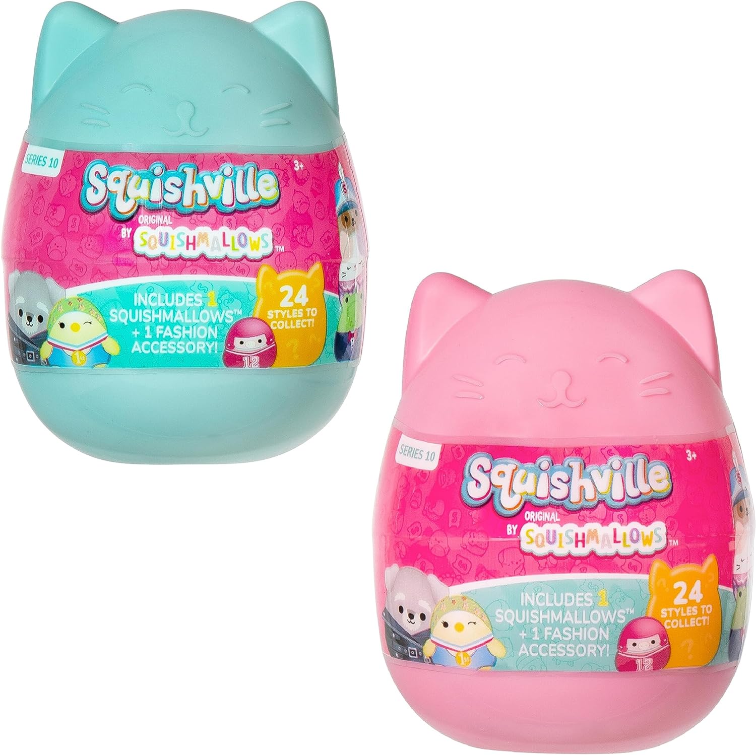 Squishmallows Squishville 12-Pack Series 10 - Kellytoy Mystery Toy ...