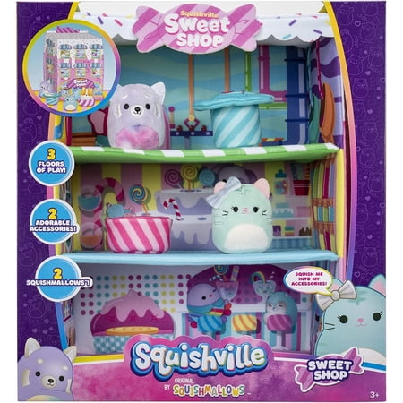 Squishmallows Squishville! Sweet Shop Mini Plush Playset