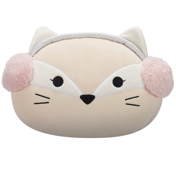 Squishmallows Stackables 12 inch Nadine the Arctic Fox with Ear Muffs - Child's Ultra Soft Stuffed Plush Toy