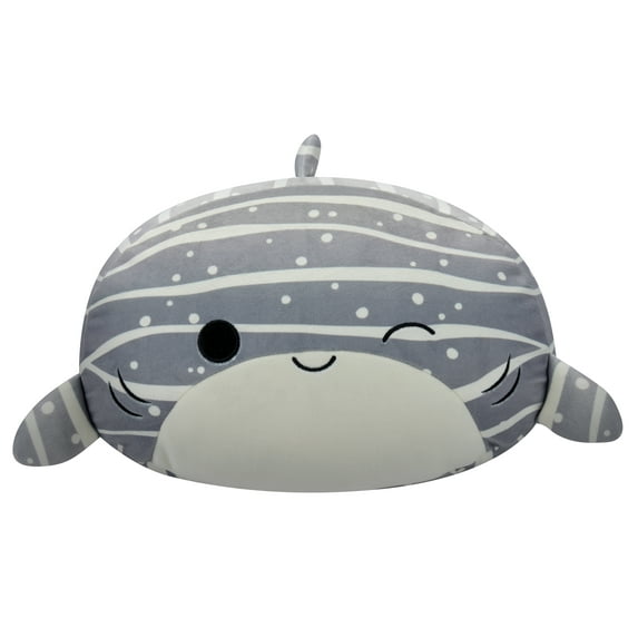 Squishmallows Stackables 12 inch Sachie The Grey Striped Whale Shark - Child's Ultra Soft Plush Toy