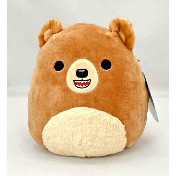 Squishmallows Stokley the Grizzly Bear with Fuzzy Belly 7.5"