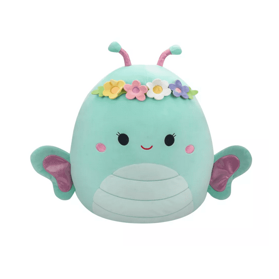Squishmallows Stuffed Animals & Plush Toys, Easter Reina Seafoam Green Butterfly, 16"