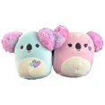 thumbnail image 1 of Squishmallows Stuffed Animals & Plush Toys, Valentines Pairs Kya and Kaelea Koala, 5", 1 of 1