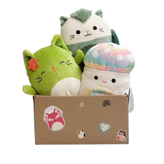 Squishmallows Stuffed Animals and Plush Toys, 3 Count