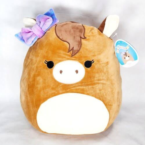 Squishmallows - TOMAR the Brown Horse Purple Bow (8