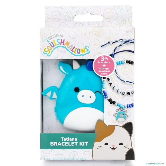 Original Squishmallows Tatiana the Dragon Bracelet Kit