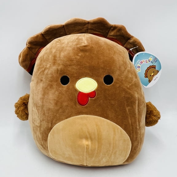 Squishmallows Terry Turkey 12" Brown Plush Stuffed Animal