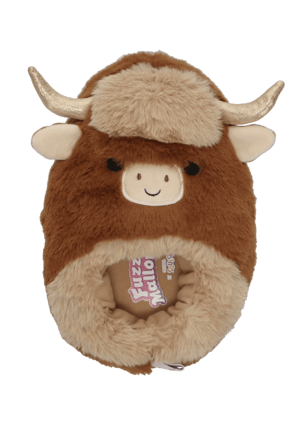 Toddler & Kids Boys or Girls Character Plush Slippers Wilfred the Longhorn