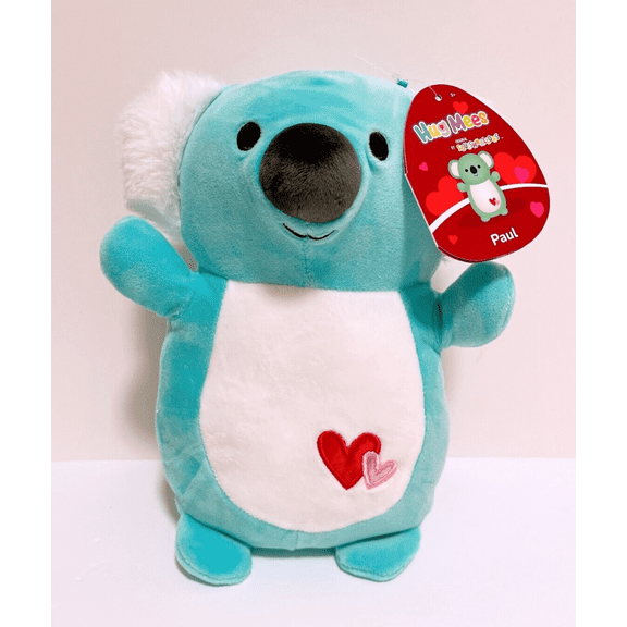 Squishmallows Valentine HugMees 10" Paul the Koala Animal Plush Doll Toy