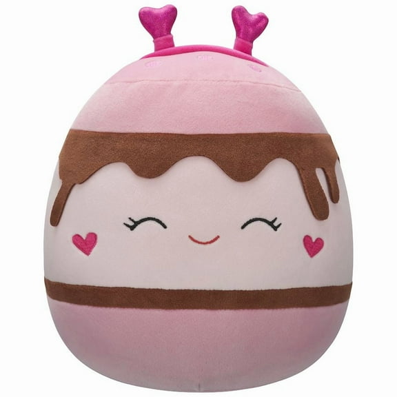 Squishmallows Valentine's Edition 5-Inch Jemma the Pink S'mores
