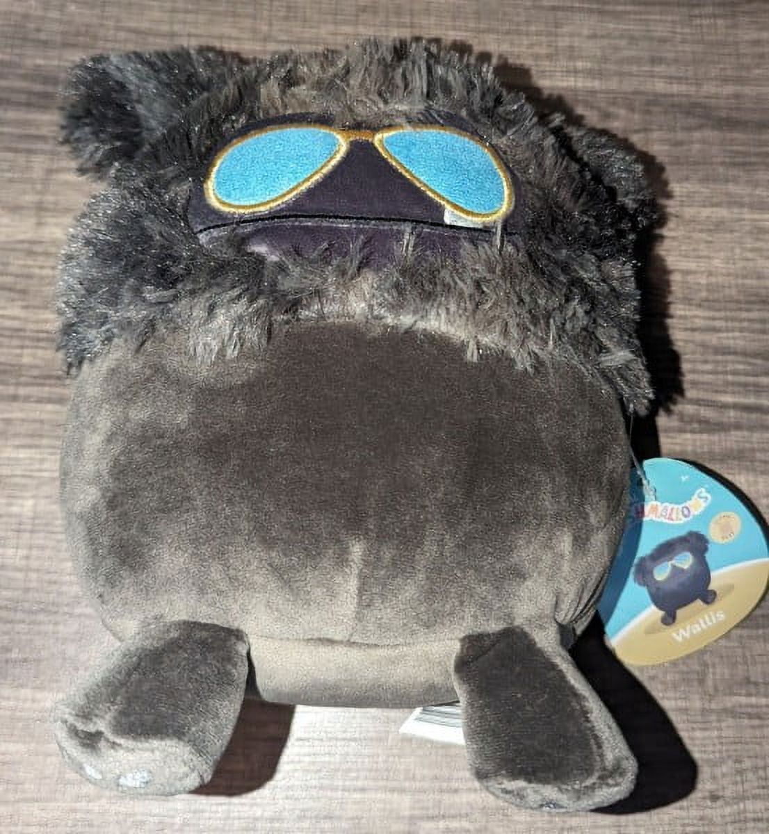 Squishmallows Wallis the Bigfoot Stuffed Animals and Plush Toys, Black
