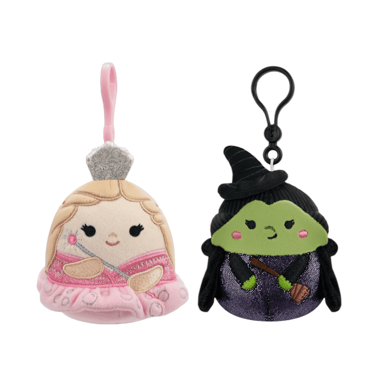 るいるいᕷ*.° jiimoピンクうざぎ　おばけ　ぬいぐるみ 3体セット Squishmallows Wicked Plush 3.5 inch Pink Good Witch and Gershwin