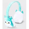 thumbnail image 1 of Squishmallows Winston the Owl Girls' Earmuff - Teal Blue, 1 of 2
