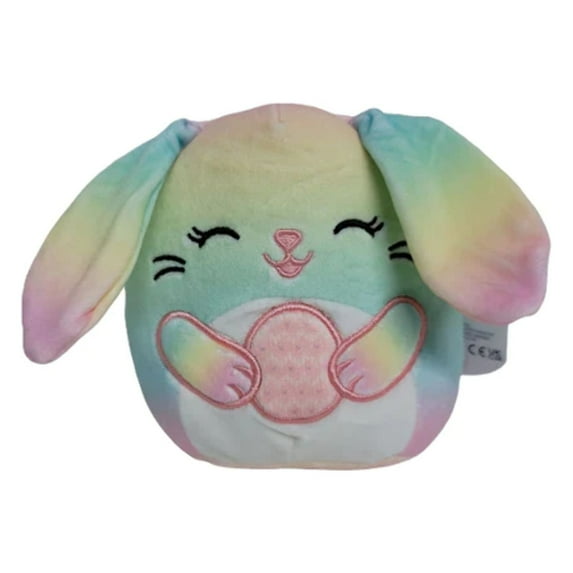 Squishmallows Wu the Rainbow Bunny with Egg 5" Stuffed Plush