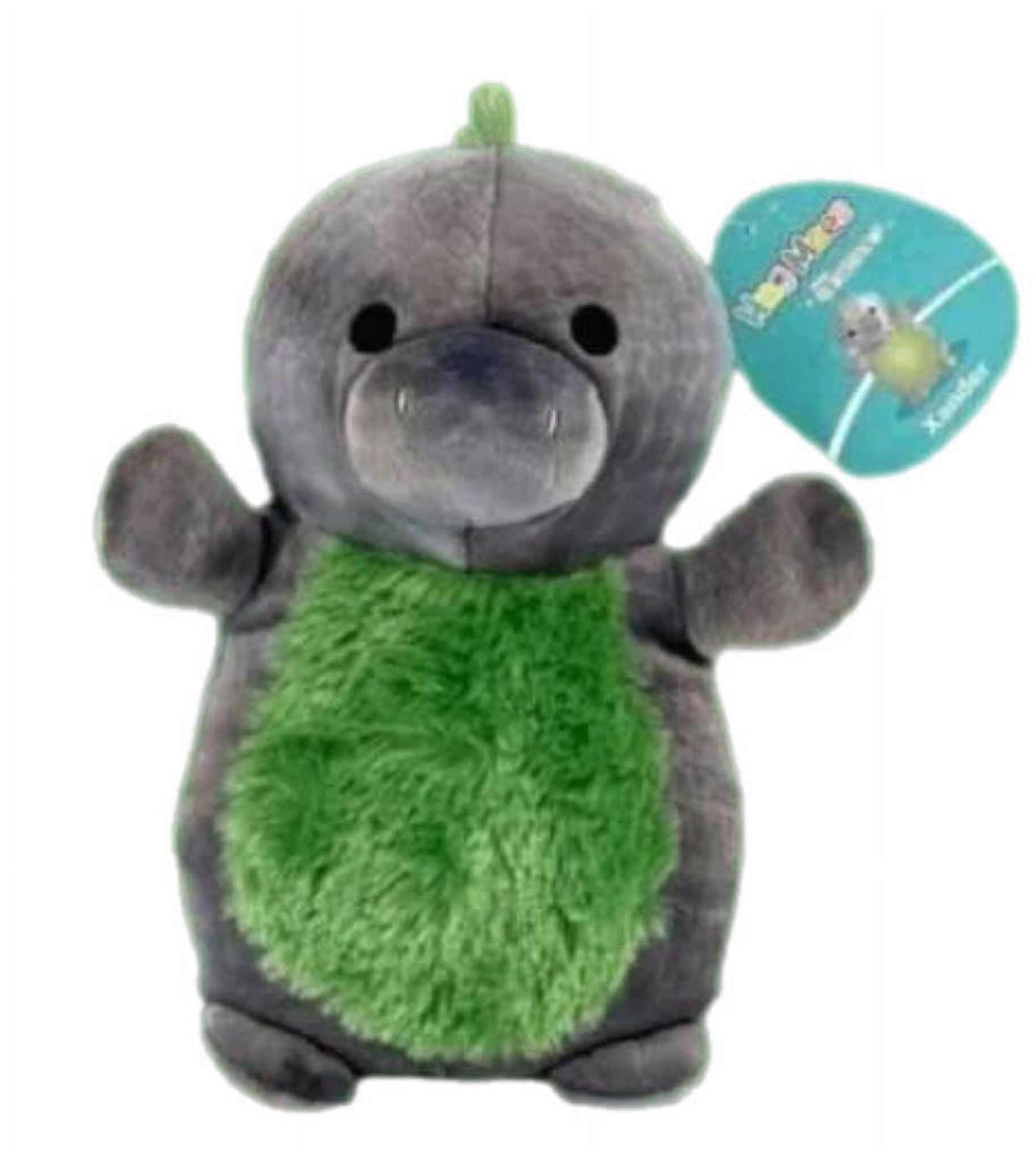 Squishmallows Xander the Dinosaur Fuzzy Green Belly 14inch Hugmees