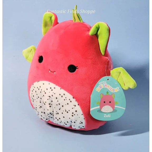 Squishmallows Zuli the Dragonfruit Bat 8" NWT Food Hybrid Crossover Series Squad