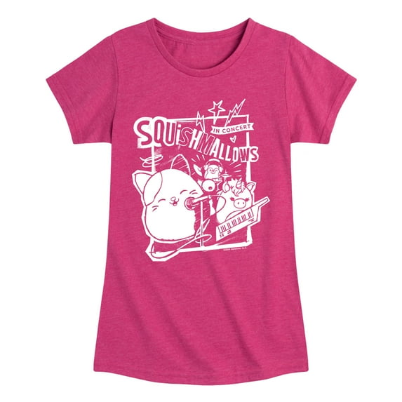 Squishmallows - Concert - Youth Girls Short Sleeve T-Shirt