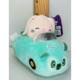 thumbnail image 1 of Squishville 2" Bop Bunny Pink Mini Plush Rabbit Figure with Teal Car, 1 of 1