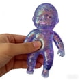 thumbnail image 1 of Neeoh Squish Babies Glitter, Slow Rising Squish Toy, Soft Squeeze Stress Relief, Cute Squeeze Stress Relief Doll with Slow Rising Texture, Fun Desk Accessory for Adults(Purple), 1 of 6