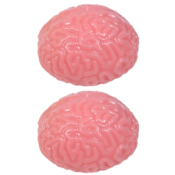 Squishy Brain Fidget Splat Ball Stress-Relieving Sensory Soft Prop Tool Funny Fake Brain Halloween Decoration Props