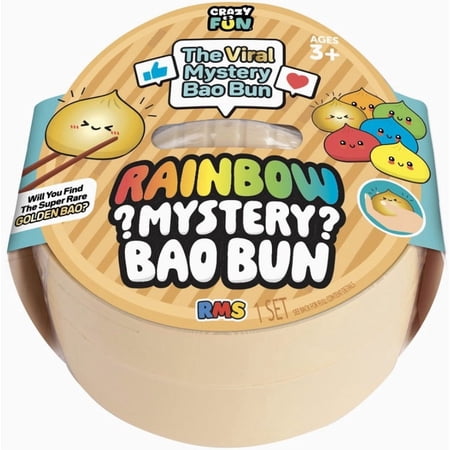 Squishy Bun Bao Bun RAINBOW Mystery Pack (1 RANDOM Dumpling)