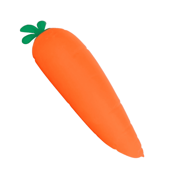 Soft Carrot Stretchy Squishy â Reliable Stress Relief Tool for Adults, for Workplace Calm & Easter Holiday Decorations