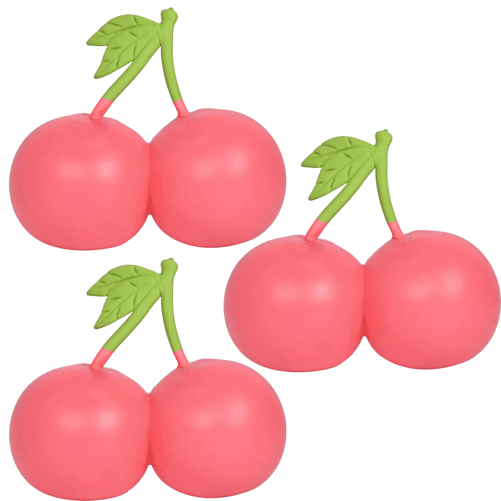 Squishy Cherries 5.5 Inch, Giant Slow Rising Fruit Stress Stuff, Realistic Sensory Fidget Food for Anxiety Relief, Large Soft Squeeze Ball